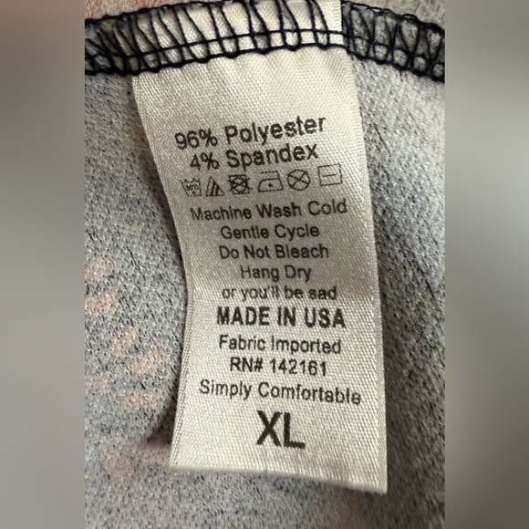 LuLaRoe Nicole Dress XL Floral Fit & Flare Knee Length Short Sleeve Buttery Soft - Picture 6 of 7